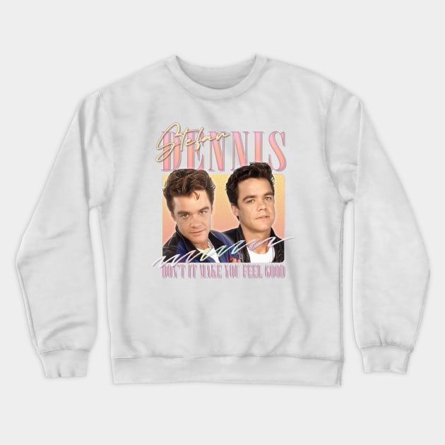 Stefan Dennis - 80s Aesthetic Fan Art Crewneck Sweatshirt by DankFutura